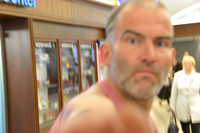 Crazy Bastard tried to grab my Nikon D800