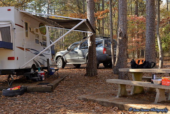 11/26/2013 - Camping at  Beaver Lake in  Broken Bow, Ok