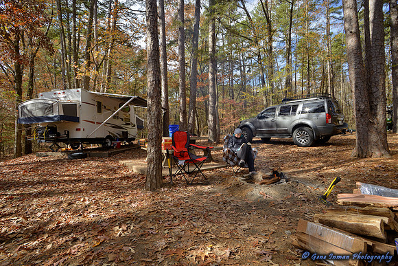 11/28/2013 - Camping at  Beaver Lake in  Broken Bow, Ok
