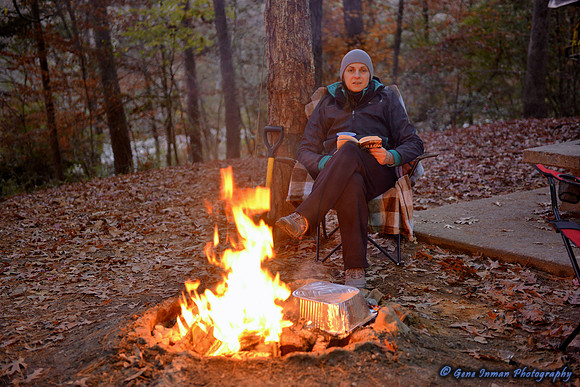 11/28/2013 - Camping at  Beaver Lake in  Broken Bow, Ok
