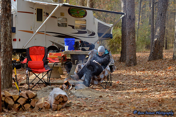 11/28/2013 - Camping at  Beaver Lake in  Broken Bow, Ok