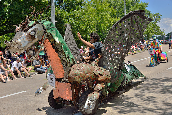 5664 - Art Car Parade in Houston, Texas.