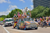 5676 - Art Car Parade in Houston, Texas.