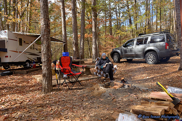 11/28/2013 - Camping at  Beaver Lake in  Broken Bow, Ok