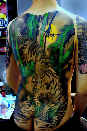 Asian Back Tattoo