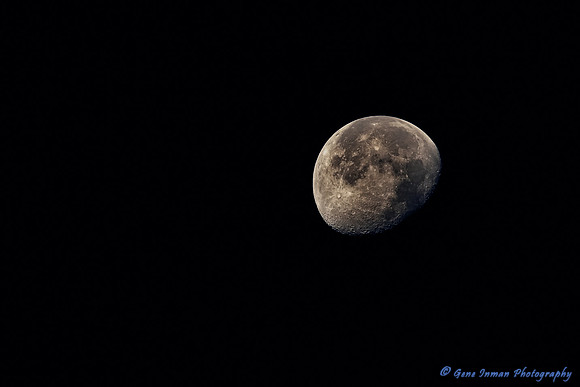 Nikon D800 Test: Moon, Sigma 150-500mm @500mm, 40% Crop