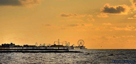 7433 - Galveston Island Beach - Texas, Pleasure Pier