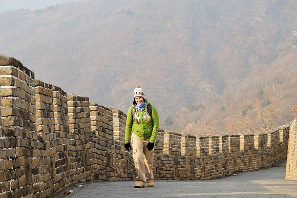 More humping up the Great Wall near Beijing, China