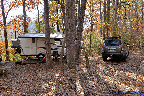 11/26/2013 - Camping at  Beaver Lake in  Broken Bow, Ok