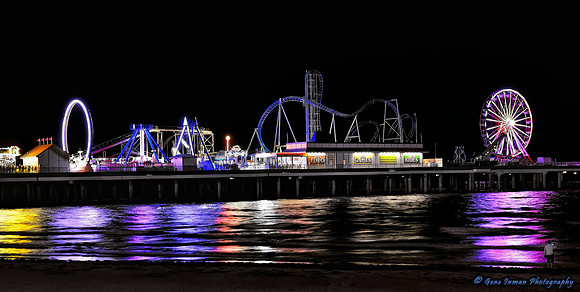 7389 - Galveston Island Beach - Texas, Pleasure Pier
